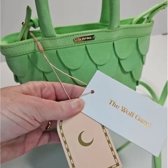 NWT Women's Soft Suede Leather Urmi‎ Bag by The Wolf Gang - Picture 3 of 14